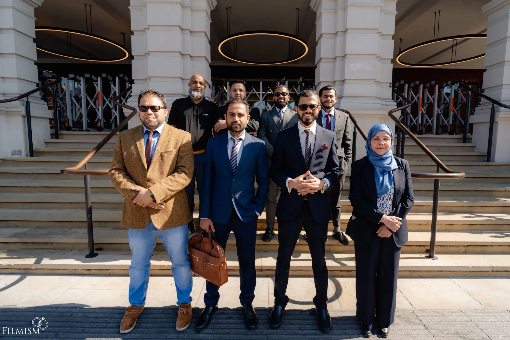 The Imran & Co team photographed together at a firm event